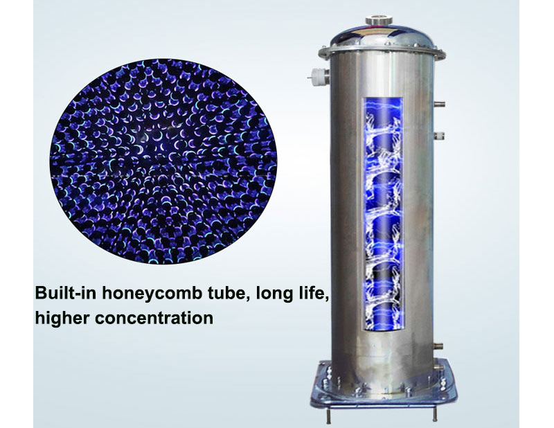 Industrial ozone generator for water treatment