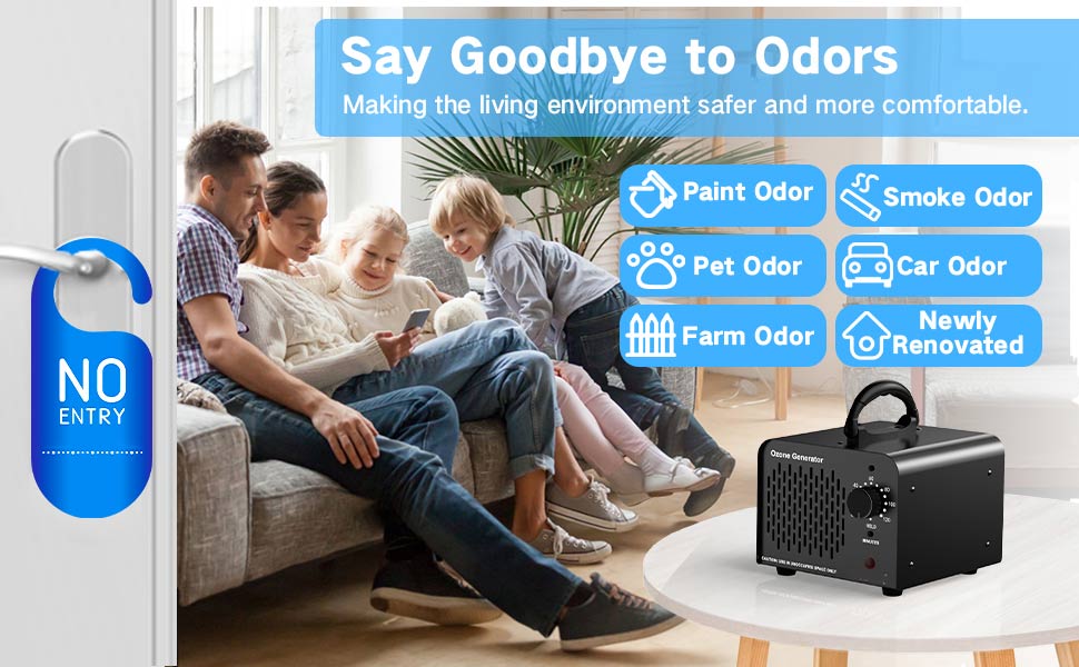 odorstop generator ozone air cleaner 